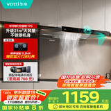 华帝（VATTI）政府补贴20%抽油烟机欧式顶吸家用吸油烟机小尺寸大吸力挥手脱排油烟机一级能效以旧换新i11176