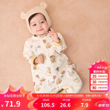 巴拉巴拉婴儿男童连体新生儿宝宝包屁衣女童爬服夹棉2024加厚208424133205