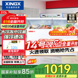 星星（XINGX） 315升 双温双箱冰柜 大冷冻小冷藏  卧式冰箱 大容积顶开门冷柜 BCD-315JE国家补贴