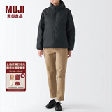 无印良品（MUJI）女式 便携式 立领羽绒夹克羽绒服外套冬季女装女款外衣 黑色 M （160/84A）