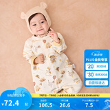 巴拉巴拉婴儿男童连体新生儿宝宝包屁衣女童爬服夹棉2024加厚208424133205