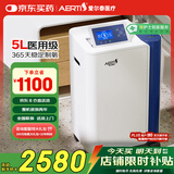 爱尔泰AERTI  医用5升吸氧机家用带雾化老人氧气机5L升高原制氧机AR-5N