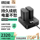 绿巨能（llano）适用松下S5M2相机DMW-BLK22电池LUMIX S5/S5M2X/S5K/GH6/GH5M2/G9M2单反微单相机配件套装2320mAh
