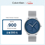 凯文克莱（Calvin Klein）CK手表Logo款钢带石英中性腕表生日礼物情侣手表25200031