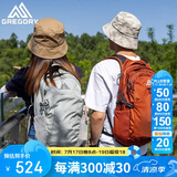 GREGORY格里高利NANO蜂鸟登山包徒步背包通勤轻便冲顶包双肩包-18L银绿色