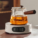 忆壶茶（YIHUTEA） 玻璃茶壶侧把泡茶壶 电陶炉煮茶器功夫茶具套装煮茶壶茶道杯 1300w多功能炉+壶700ml