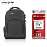 新秀丽（Samsonite）电脑包双肩包商务背包笔记本包休闲都市36B*09010黑色15英寸