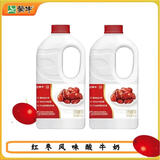 蒙牛红枣风味酸牛奶1kg 活性乳酸菌大桶家庭装低温酸奶 2桶（泡沫箱+冰袋）