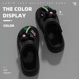 麓格立 玛丽珍洞洞鞋沙滩鞋女款外穿厚底夏季防滑可爱2025新款EVA凉拖鞋 玛丽珍洞洞鞋【36-37】