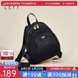 莱夫女包ins风韩版时尚双肩包帆布背包休闲旅行ipad小书包送闺蜜 小号赫本黑-放9.7英寸ipad