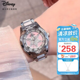 迪士尼（Disney）手表女雪花表盘ins风钢带腕表轻奢小众防水女士手表情人节送女友