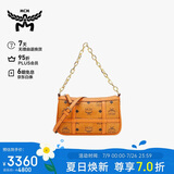 MCM  AREN 迷你单肩斜挎包链条腋下包手提女包 干邑色【礼物】