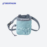 迪卡侬攀岩粉袋儿童登山干手粉包抽绳镁粉袋S号迷你款-素描风-4233000