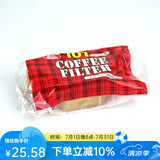 卡丽塔（Kalita）日本进口kalita卡丽塔咖啡壶套装滤杯陶瓷过滤器滴漏式滤纸分享壶 NK101滤纸100片装 棕色