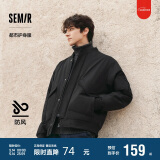 森马棉服男防水防油防污防风冬装厚飞行员棒球领夹克109724112101