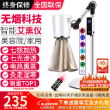 鸿益德 艾灸家用仪器一体机语音无烟熏蒸仪美容院养生理疗艾炙灯烤电仪 白色豪华尊享款-七核加热+七光渗透XJAY07