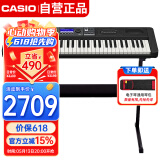 卡西欧（CASIO）电子琴CTS500金属机身蓝牙键盘演奏教学娱乐款61键电子琴