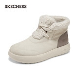 斯凯奇（Skechers）女靴2026加绒保暖中筒靴平底休闲百搭高帮鞋144722