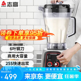 志高（CHIGO）豆浆机早餐店用食堂用磨浆机大容量破壁机现磨免滤全自动豆浆机 无加热 8L LN-198