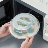 inomata日本进口微波炉加热盖菜罩防尘盖子碗盘罩冰箱保鲜盖1个装 日本菜罩【SANADA】