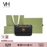 VANESSA HOGAN VH女包茵然软包系列牛皮链条斜挎小方包单肩包送女友520礼物