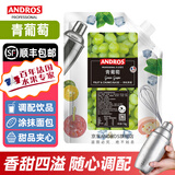 安德鲁果酱颗粒水果1kgANDROS面包酸奶饮品烘焙蛋糕甜品奶茶气泡水原料 青葡萄1kg