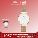 丹尼尔惠灵顿（DanielWellington）DW流金表女表金属表带欧美简约时尚女士腕表520礼物DW00100348