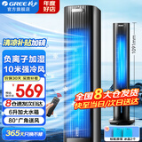 格力（GREE）空调扇家用冷风扇负离子加湿制冷风机办公移动遥控小空调扇客厅卧室节能落地扇省电扇单冷循环塔扇 升级香薰款 负离子加湿（KS-06S71Dag）