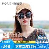 海俪恩墨镜情人节礼物女防紫外线防晒偏光太阳镜大脸显瘦开车高级驾驶镜 N16P水银膜(唐嫣同款)