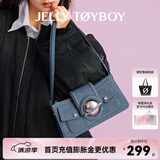 JellyToyboy女包【蓝盈莹同款】JTB千禧包春夏新款牛仔腋下包上班斜挎包 牛仔蓝