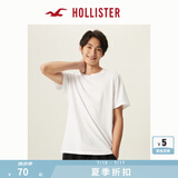 HOLLISTER24夏款经典小海鸥情侣基础款短袖T恤男装女装KI324-4042 白色 M (180/100A)