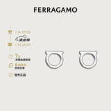 菲拉格慕（Ferragamo）女士GANCIO黄铜耳钉 0696433