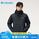 Columbia哥伦比亚三合一男24秋冬抓绒内胆防寒保暖夹克外套WE3321 010 XXL
