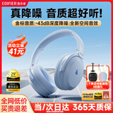 漫步者（EDIFIER）【全新重磅新款】MT6pro无线头戴式蓝牙耳机 主动降噪耳机蓝牙5.4 低延迟游戏音乐耳麦金标认证 湖蓝+赠品六选一