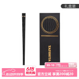 多样屋合金筷子家用不易发霉耐高温酒店创意筷子套装10双装 花好月圆 10双