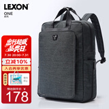 乐上（LEXON）休闲双肩包男14/15.6英寸笔记本电脑包通勤旅行包轻便书包绿色