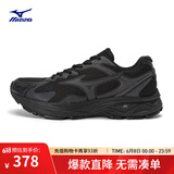美津浓（MIZUNO）【RACER S】软底轻便运动跑步鞋男女同款缓震透气休闲慢跑鞋 01/黑色 38.5 (245mm)
