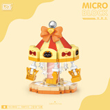 俐智（Loz）拼装小积木6-12-15岁儿童玩具拼插模型送男女生生日礼物8632飞椅