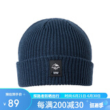 探路者（TOREAD）帽子24秋冬男女通用防风保暖弹力针织帽户外帽TELLCM90744深宝蓝