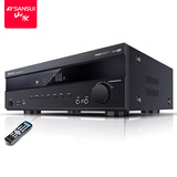 山水（SANSUI）UX66 功放机 家庭影院5.1声道AV功放机 高保真音响无线智能蓝牙家用卡拉ok功放