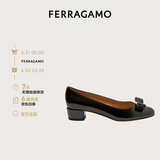 菲拉格慕（Ferragamo）女士Vara蝴蝶结高跟鞋 0591963_1D _ 75 /38码礼物 送女友