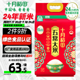 十月稻田 绿色食品 五常大米 当季新米 10斤（香米 东北大米 5公斤/十斤）