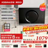 老板油烟机小尺寸大吸力免拆洗侧吸烟灶套装黑色21A5H白色21A6H低噪音一级能效天然气 以旧换新 21A5H静谧黑