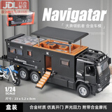 赟娅奔驰诺马迪森越野房车吉普车模型合金仿真新年礼物玩具儿童节礼物 升级版升降顶【黑武士】诺玛迪森