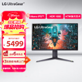 LG 31.5英寸 NanoIPS 4K HDR1000 160Hz(O/C) HDMI2.1 VRR ATW偏光技术 游戏电竞显示器 32GQ950