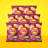 乐事（Lay's） 薯片40g*8包小龙虾味薯片休闲零食 经典原味多种混合口味 麻辣锅40g*8袋