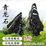 燕之雁 鱼缸造景酸洗青龙石 假山英德石水草水陆缸骨架 盆栽微景观石