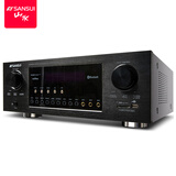 山水（SANSUI）DM-10A 家庭影院功放机 音响 音箱 5.1声道功放 大功率 支持智能蓝牙/USB 黑色 旗舰版