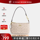 蔻驰（COACH）【官方授权店】coach女包Nolita腋下包斜挎麻将包送女友节日礼物 CW426IMXDM浅卡其色