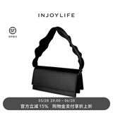 INJOYLIFE可爱风琴包女包百搭新款单肩斜挎小众设计手提包女小包 法式风琴包